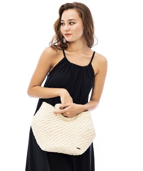 BILLABONG(ビラボン)の「BILLABONG レディース SEASIDE バッグ 【2023年夏モデル】/ビラボンバッグ(ハンドバッグ・レディース・ナチュラル・FREE)」の1枚目の写真