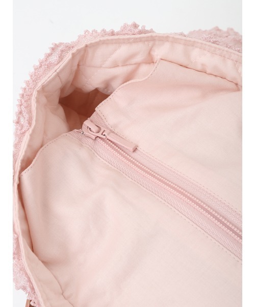 PINK HOUSE（ピンクハウス）の「ドットチュールフリル使いバッグ