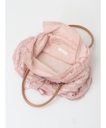 PINK HOUSE（ピンクハウス）の「ドットチュールフリル使いバッグ