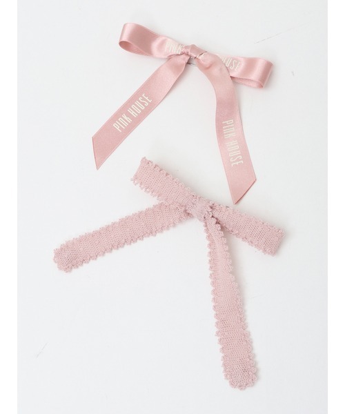 PINK HOUSE（ピンクハウス）の「ドットチュールフリル使いバッグ