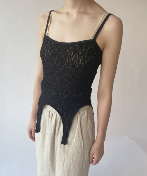 EDIT. FOR LULU（エディットフォールル）の「レース2WAY タンクキャミ