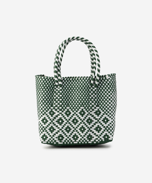 Bshop（ビショップ）の「PI-PROJECT | 〈別注〉メルカドバッグ ダイヤ MINI WOMEN（トートバッグ・レディース・オレンジ系その他/グリーン系その他・ONE）」の6枚目の写真