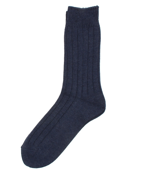 AMERICAN RAG CIE（アメリカンラグシー）の「AMERICAN RAG CIE オリジナルリブソックス / 104-ALP-SSX1556（ソックス/靴下・メンズ・ホワイト/グレー/オレンジ/カーキ/ネイビー・FREE）」の4枚目の写真