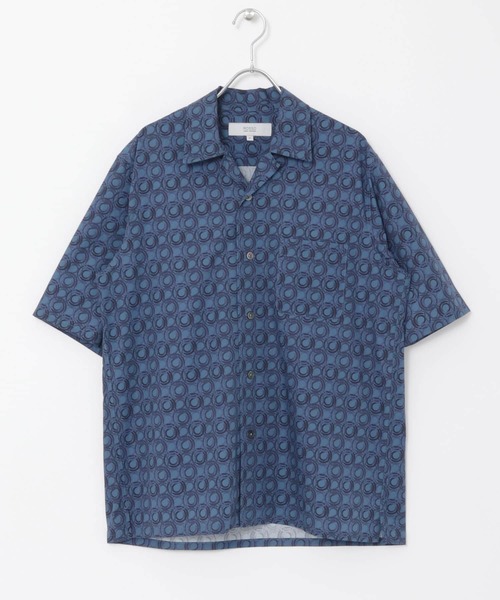 URBAN RESEARCH ROSSO MEN(アーバンリサーチロッソメン)の「ジオメトリック柄オープンカラー半袖シャツ(シャツ/ブラウス・メンズ・ブルー/ベージュ・LARGE/MEDIUM)」の16枚目の写真