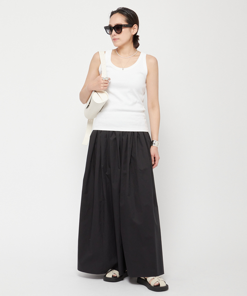 AP STUDIO(エーピーストゥディオ)の「アーバンタンクトップ(タンクトップ・レディース・ホワイト/ブラック・FREE)」の5枚目の写真