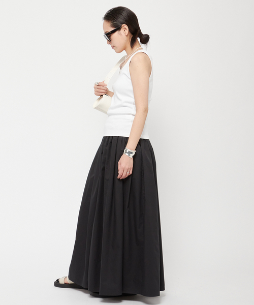 AP STUDIO(エーピーストゥディオ)の「アーバンタンクトップ(タンクトップ・レディース・ホワイト/ブラック・FREE)」の6枚目の写真