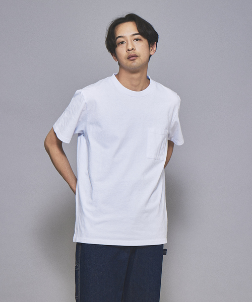 Goodwear(グッドウェア)の「【Goodwear / グッドウェア】USAコットン ユニセックス 無地 ポケット ショートスリーブ Tシャツ(Tシャツ/カットソー・メンズ・カーキ/ブルー/グレー/ホワイト/ブラック・M/XL/L)」の2枚目の写真