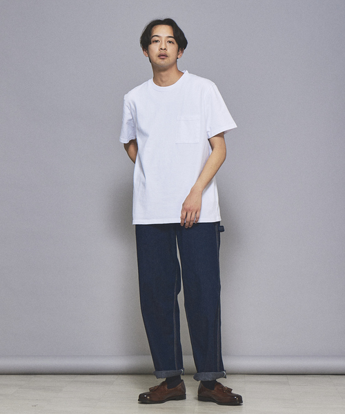 Goodwear(グッドウェア)の「【Goodwear / グッドウェア】USAコットン ユニセックス 無地 ポケット ショートスリーブ Tシャツ(Tシャツ/カットソー・メンズ・カーキ/ブルー/グレー/ホワイト/ブラック・M/XL/L)」の8枚目の写真