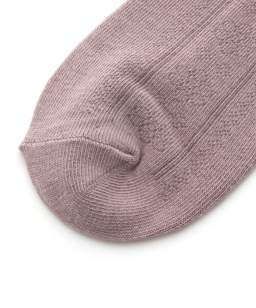 apres les cours（アプレレクール）の「フリルハイソックス（ソックス/靴下・キッズ・オフホワイト/ライトグレー/ピンク・12/15 /18/21）」の9枚目の写真