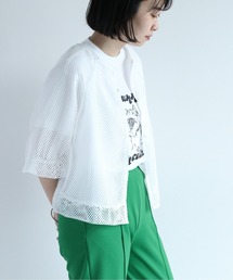 cepo | シアーメッシュバルーンカーディガン(カーディガン/ボレロ)