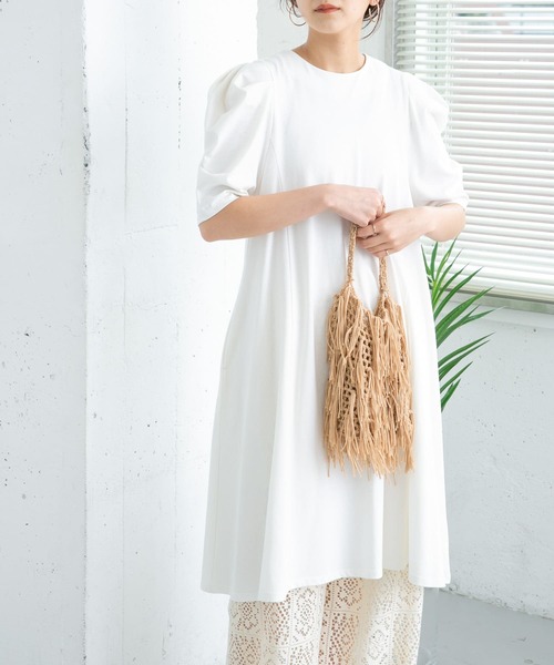 KBF（ケイビーエフ）の「フリンジニットBAG（ハンドバッグ・レディース・ブラック/ベージュ/グリーン・ONE）」の21枚目の写真