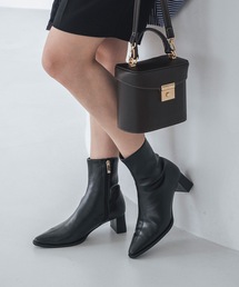 EVOL | 【EVOL】5cmヒールスクエアセンターシームショートブーツ IV5231(ブーツ)