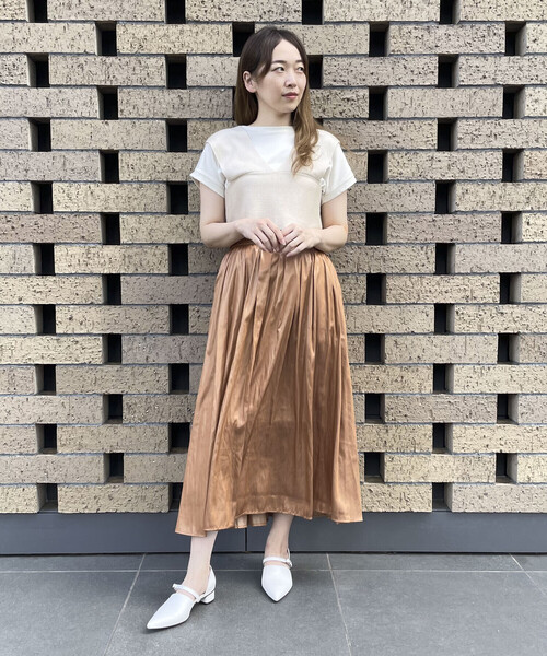 COMME CA ISM（コムサイズム）の「ニット　ビスチェ（ベスト・レディース・グリーン/ブラック/ライトベージュ・FREE）」の7枚目の写真