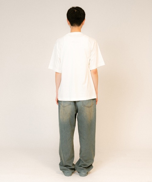 FTW(エフティダブリュー)の「WASHED DOUBLE KNEE DENIM PANTS(デニムパンツ・メンズ・ライトブルー/ブラック/インディゴブルー・LARGE/MEDIUM)」の17枚目の写真