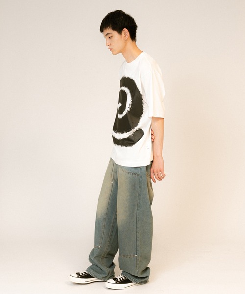 FTW(エフティダブリュー)の「WASHED DOUBLE KNEE DENIM PANTS(デニムパンツ・メンズ・ライトブルー/ブラック/インディゴブルー・LARGE/MEDIUM)」の16枚目の写真