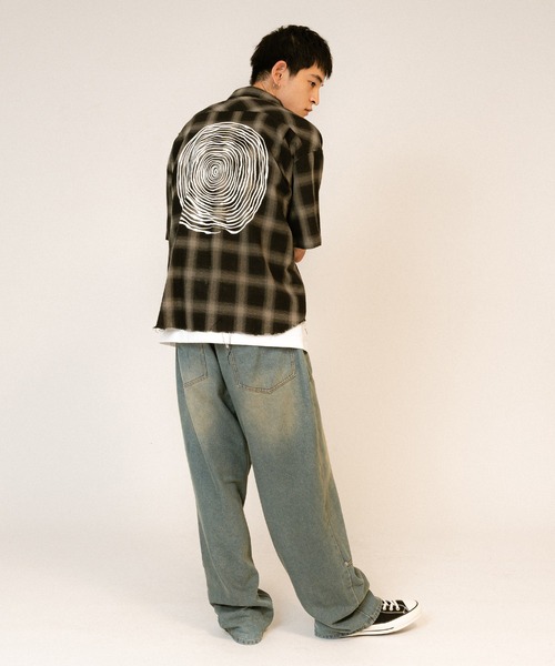 FTW(エフティダブリュー)の「WASHED DOUBLE KNEE DENIM PANTS(デニムパンツ・メンズ・ライトブルー/ブラック/インディゴブルー・LARGE/MEDIUM)」の12枚目の写真