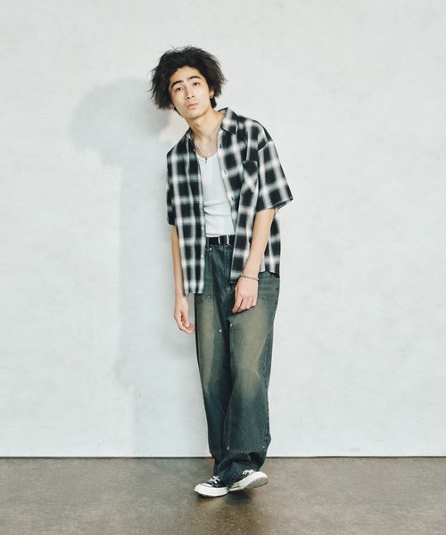 FTW(エフティダブリュー)の「WASHED DOUBLE KNEE DENIM PANTS(デニムパンツ・メンズ・ライトブルー/ブラック/インディゴブルー・LARGE/MEDIUM)」の6枚目の写真