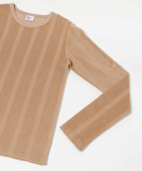 URBAN RESEARCH(アーバンリサーチ)の「Miller Velor Long-Sleeve T-shirts(Tシャツ/カットソー・レディース・ベージュ/ネイビー/アイボリー・FREE)」の4枚目の写真