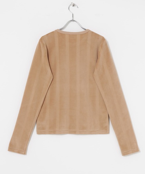 URBAN RESEARCH(アーバンリサーチ)の「Miller Velor Long-Sleeve T-shirts(Tシャツ/カットソー・レディース・ベージュ/ネイビー/アイボリー・FREE)」の9枚目の写真