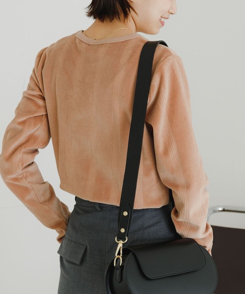 URBAN RESEARCH(アーバンリサーチ)の「Miller Velor Long-Sleeve T-shirts(Tシャツ/カットソー・レディース・ベージュ/ネイビー/アイボリー・FREE)」の20枚目の写真
