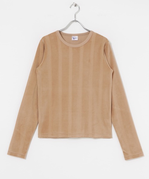 URBAN RESEARCH(アーバンリサーチ)の「Miller Velor Long-Sleeve T-shirts(Tシャツ/カットソー・レディース・ベージュ/ネイビー/アイボリー・FREE)」の17枚目の写真
