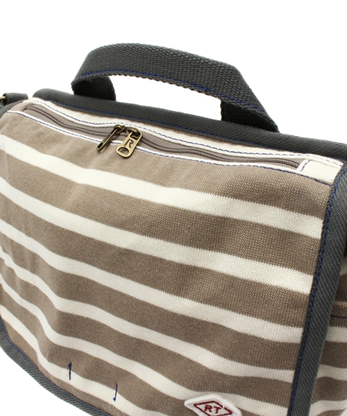 ROOTOTE(ルートート)の「【ROOTOTE】マミールーミニボーダー(ショルダーバッグ・レディース・グレー・FREE)」の6枚目の写真