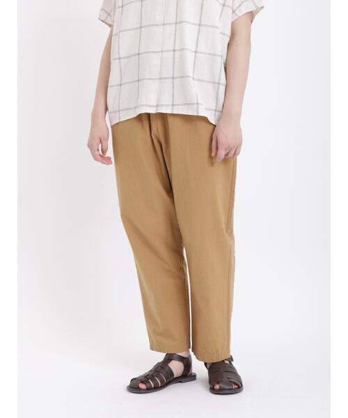 Samansa Mos2（サマンサ モスモス）の「【クールコットン】柄アソートテーパードパンツ（その他パンツ・レディース・レッド/モカ/ブラック/ベージュ/グリーン・F）」の6枚目の写真