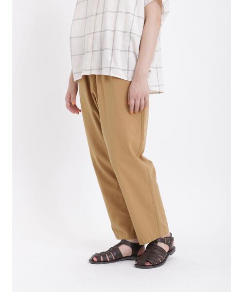 Samansa Mos2（サマンサ モスモス）の「【クールコットン】柄アソートテーパードパンツ（その他パンツ・レディース・レッド/モカ/ブラック/ベージュ/グリーン・F）」の11枚目の写真