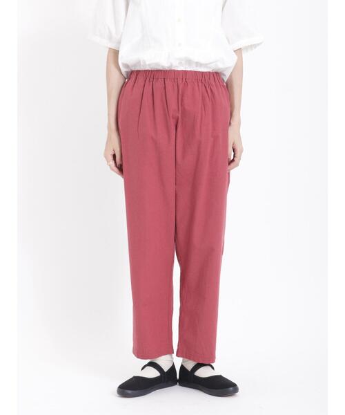 Samansa Mos2（サマンサ モスモス）の「【クールコットン】柄アソートテーパードパンツ（その他パンツ・レディース・レッド/モカ/ブラック/ベージュ/グリーン・F）」の20枚目の写真