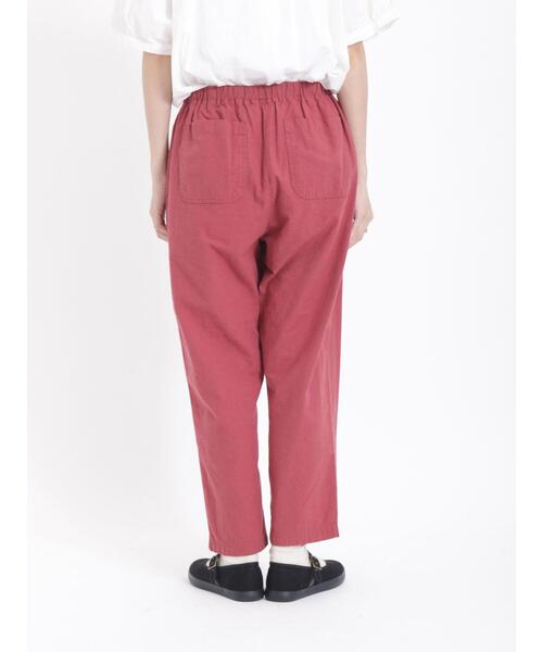 Samansa Mos2（サマンサ モスモス）の「【クールコットン】柄アソートテーパードパンツ（その他パンツ・レディース・レッド/モカ/ブラック/ベージュ/グリーン・F）」の22枚目の写真