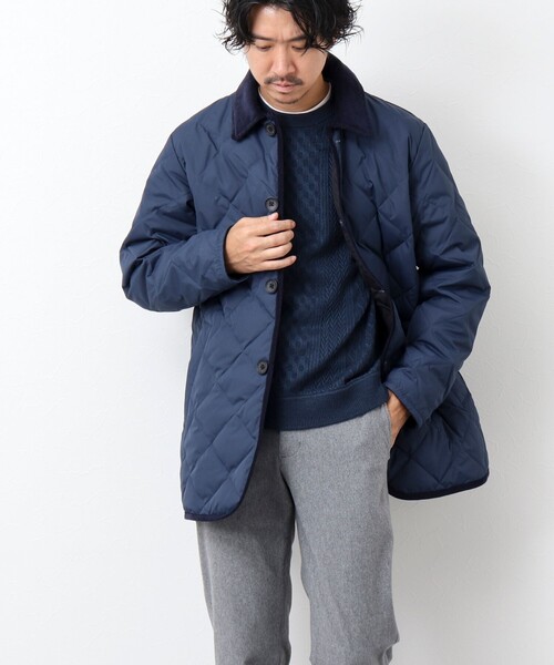 TAION（タイオン）の「【TAION/タイオン】別注キルティングジャケット（ダウンジャケット/コート・メンズ・ブラック/ネイビー・M/L/XL）」の5枚目の写真