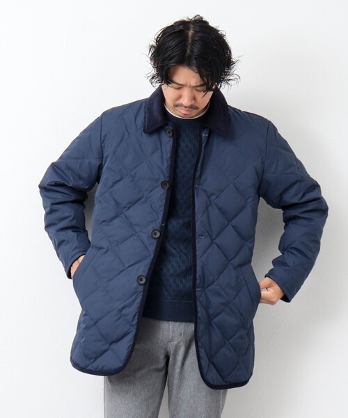 TAION（タイオン）の「【TAION/タイオン】別注キルティングジャケット（ダウンジャケット/コート・メンズ・ブラック/ネイビー・M/L/XL）」の9枚目の写真