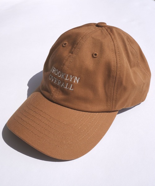 BROOKLYN OVERALL(ブルックリンオーバーオール)の「コットンツイルローキャップ(キャップ・メンズ・キャメル/グリーン/ブラック・FREE)」の3枚目の写真