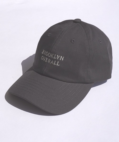 BROOKLYN OVERALL(ブルックリンオーバーオール)の「コットンツイルローキャップ(キャップ・メンズ・キャメル/グリーン/ブラック・FREE)」の1枚目の写真