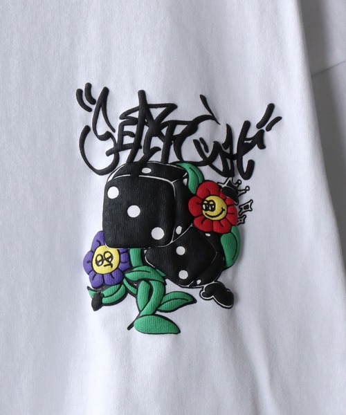 SITRY（シトリー）の「oversize foam print long sleeve T-shirt/オーバーサイズ 発泡プリント ロングスリーブTシャツ（Tシャツ/カットソー・メンズ・ブラック系その他2/ブラック系その他/ホワイト/ブラック/ホワイト系その他/ホワイト系その他2・M/L）」の13枚目の写真