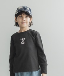 pairmanon（ペアマノン）の「【ふんわりワッフル】選べる3デザインワッフルロンT（Tシャツ/カットソー・キッズ）」
