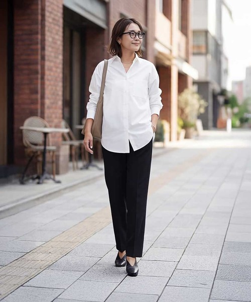 STYLE DELI（スタイルデリ）の「シワFREEベーシックシャツ（シャツ/ブラウス・レディース・ホワイト/ブルー/ベージュ系その他・FREE）」の22枚目の写真