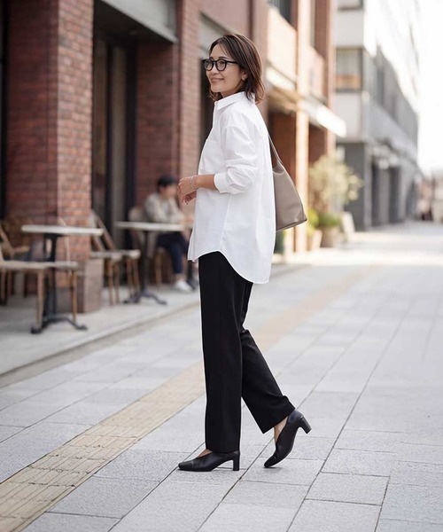 STYLE DELI（スタイルデリ）の「シワFREEベーシックシャツ（シャツ/ブラウス・レディース・ホワイト/ブルー/ベージュ系その他・FREE）」の21枚目の写真