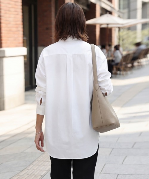 STYLE DELI（スタイルデリ）の「シワFREEベーシックシャツ（シャツ/ブラウス・レディース・ホワイト/ブルー/ベージュ系その他・FREE）」の19枚目の写真