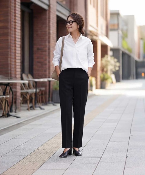 STYLE DELI（スタイルデリ）の「シワFREEベーシックシャツ（シャツ/ブラウス・レディース・ホワイト/ブルー/ベージュ系その他・FREE）」の18枚目の写真