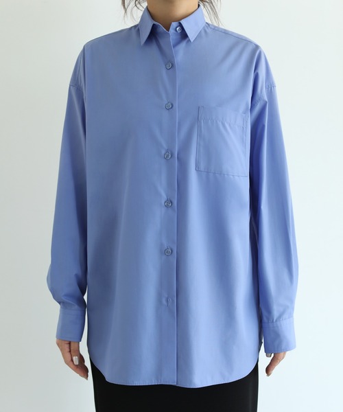 STYLE DELI（スタイルデリ）の「シワFREEベーシックシャツ（シャツ/ブラウス・レディース・ホワイト/ブルー/ベージュ系その他・FREE）」の17枚目の写真