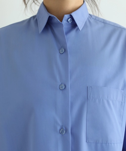 STYLE DELI（スタイルデリ）の「シワFREEベーシックシャツ（シャツ/ブラウス・レディース・ホワイト/ブルー/ベージュ系その他・FREE）」の16枚目の写真
