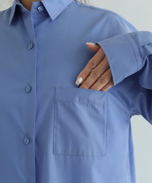 STYLE DELI（スタイルデリ）の「シワFREEベーシックシャツ（シャツ/ブラウス・レディース・ホワイト/ブルー/ベージュ系その他・FREE）」の15枚目の写真