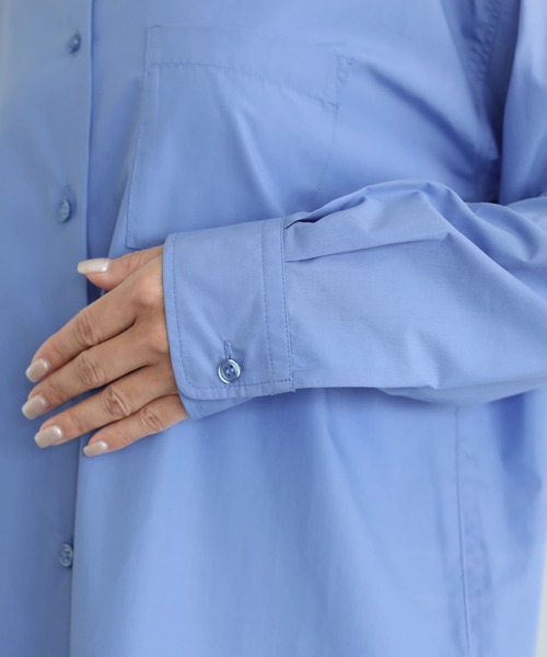 STYLE DELI（スタイルデリ）の「シワFREEベーシックシャツ（シャツ/ブラウス・レディース・ホワイト/ブルー/ベージュ系その他・FREE）」の13枚目の写真