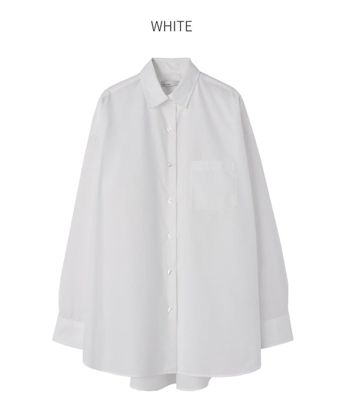 STYLE DELI（スタイルデリ）の「シワFREEベーシックシャツ（シャツ/ブラウス・レディース・ホワイト/ブルー/ベージュ系その他・FREE）」の9枚目の写真