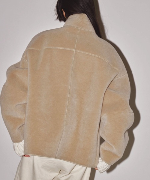TODAYFUL（トゥデイフル）の「TODAYFUL Standcollar Boa Jacket