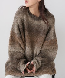 Doula Doula | オーバーサイズグラデーションニット(ニット/セーター)