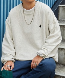 BEVERLY HILLS POLO CLUB | BEVERLY HILLS POLO CLUB / ビバリーヒルズ ポロクラブ 別注 ロゴ刺繍 ビッグシルエット ドローコード プルオーバースウェット(スウェット)