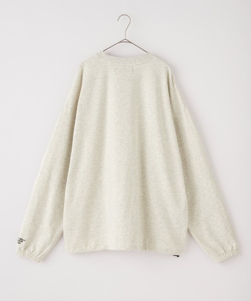 BEVERLY HILLS POLO CLUB（ビバリーヒルズポロクラブ）の「BEVERLY HILLS POLO CLUB / ビバリーヒルズ ポロクラブ 別注 ロゴ刺繍 ビッグシルエット ドローコード プルオーバースウェット（スウェット・メンズ・オフホワイト/アッシュグレー/ダークグリーン/ブラック・M/L）」の16枚目の写真