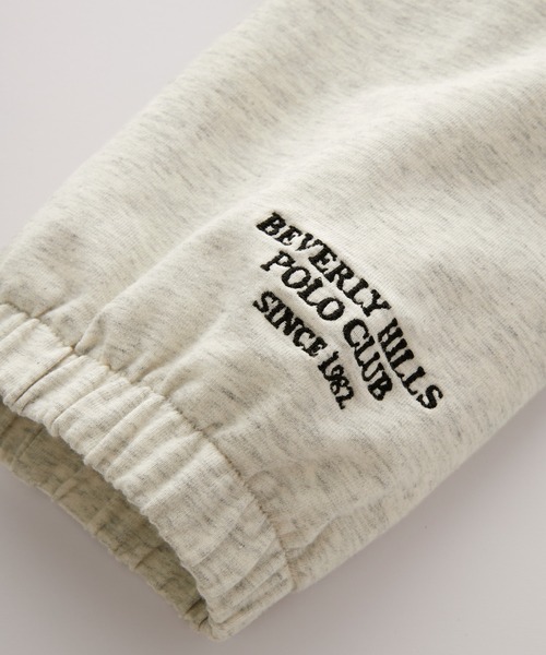 BEVERLY HILLS POLO CLUB（ビバリーヒルズポロクラブ）の「BEVERLY HILLS POLO CLUB / ビバリーヒルズ ポロクラブ 別注 ロゴ刺繍 ビッグシルエット ドローコード プルオーバースウェット（スウェット・メンズ・オフホワイト/アッシュグレー/ダークグリーン/ブラック・M/L）」の19枚目の写真